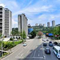 崛起建设中涪陵西城区